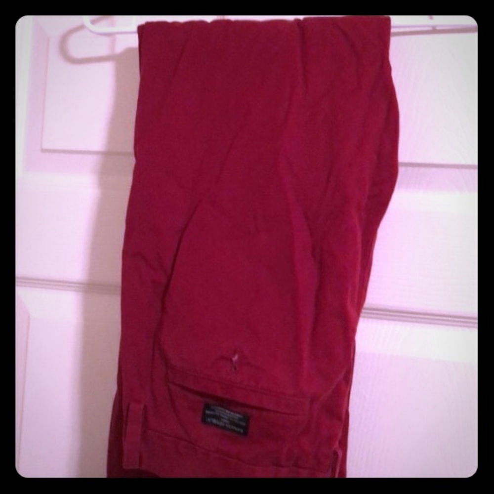 Banana Republic Red Dress Pants